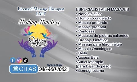 Maria Healing Hands, massage spa in Huntsville, TX